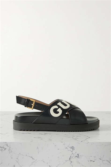 gray gucci sandals|black Gucci sandals for women.